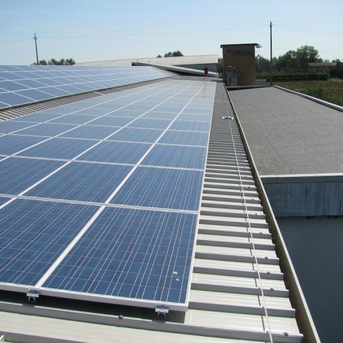 Linea vita montaggio su lamiera (1)